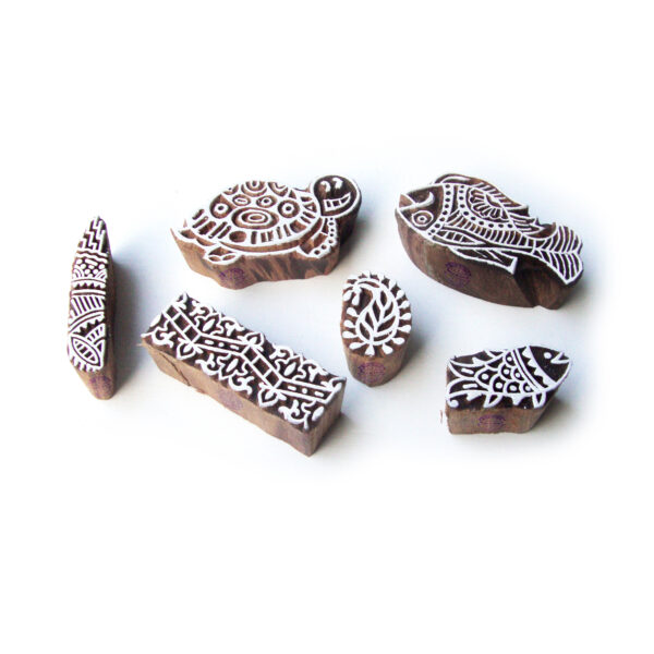 Animal Wooden Stamps - Set