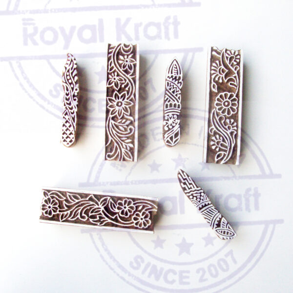 Border Wooden Stamps - Set