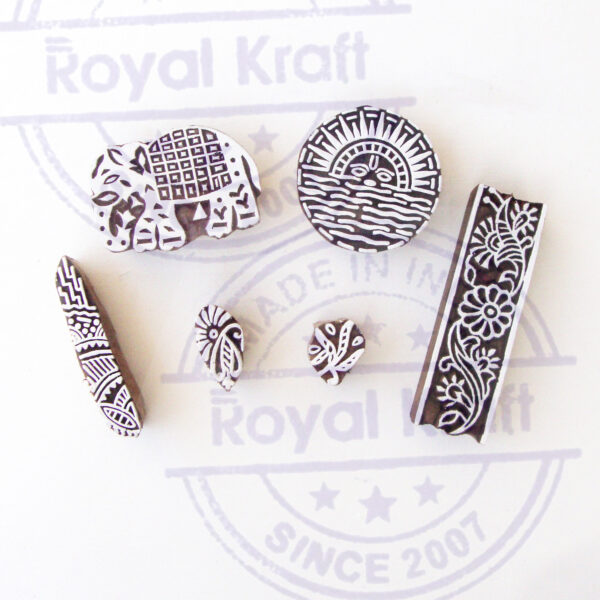 Assorted Wooden Stamps - Set