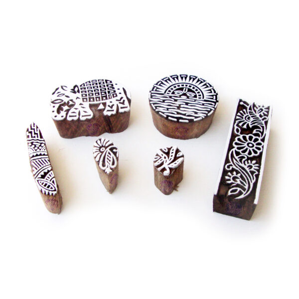 Assorted Wooden Stamps - Set