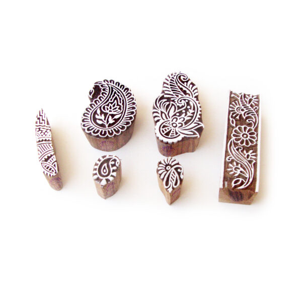 Paisley Wooden Stamps - Set