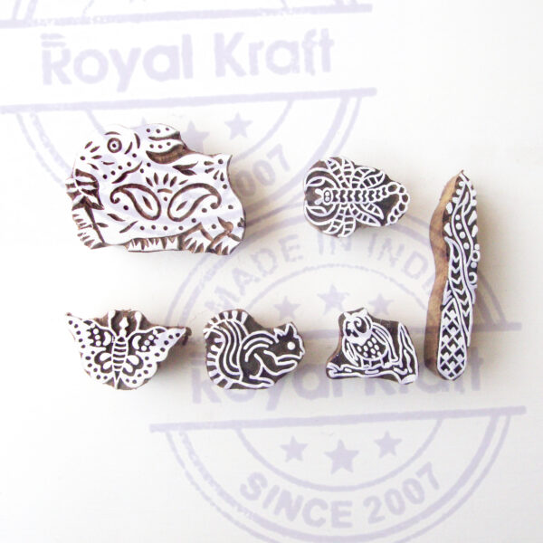 Animal Wooden Stamps - Set