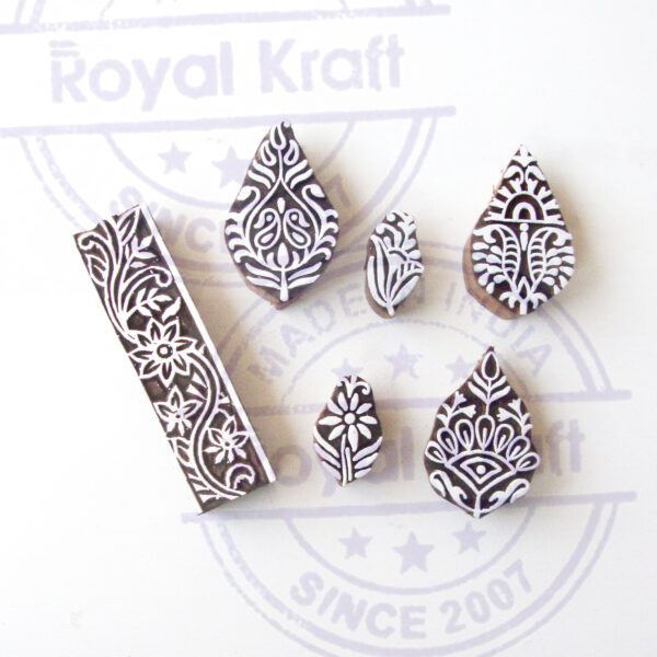 Paisley Wooden Stamps - Set