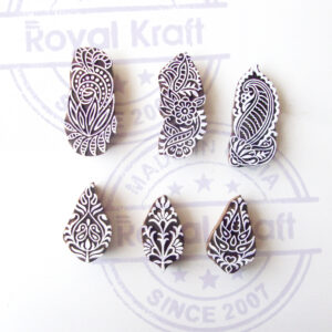Paisley Wooden Stamps - Set