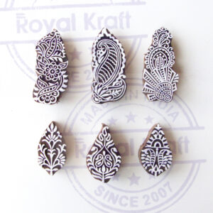 Paisley Wooden Stamps - Set
