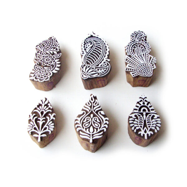Paisley Wooden Stamps - Set