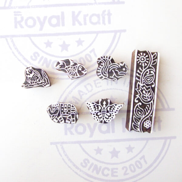 Animal Wooden Stamps - Set