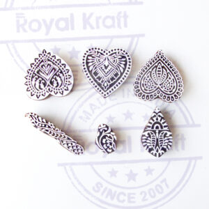 Heart Wooden Stamps - Set