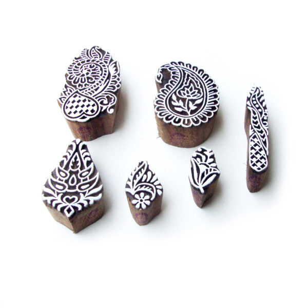 Paisley Wooden Stamps - Set