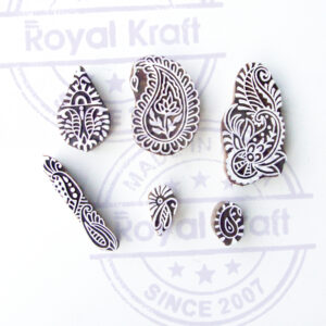 Paisley Wooden Stamps - Set