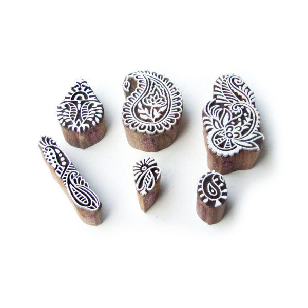 Paisley Wooden Stamps - Set