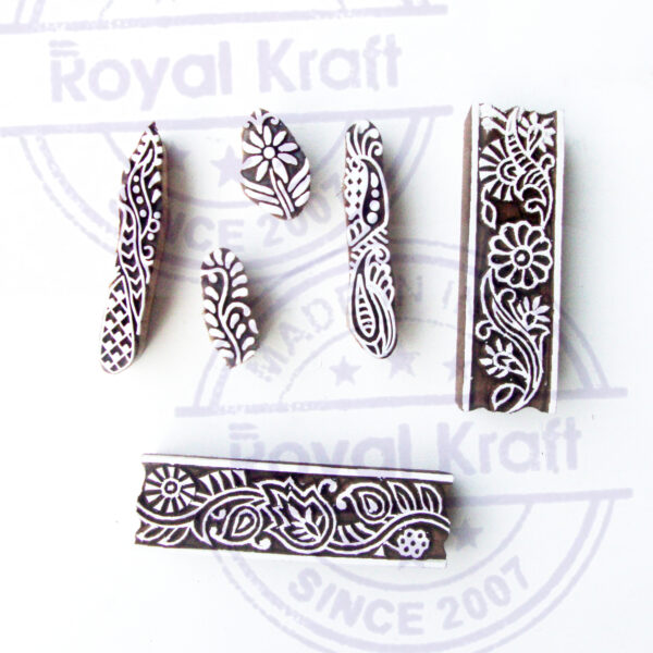 Border Wooden Stamps - Set