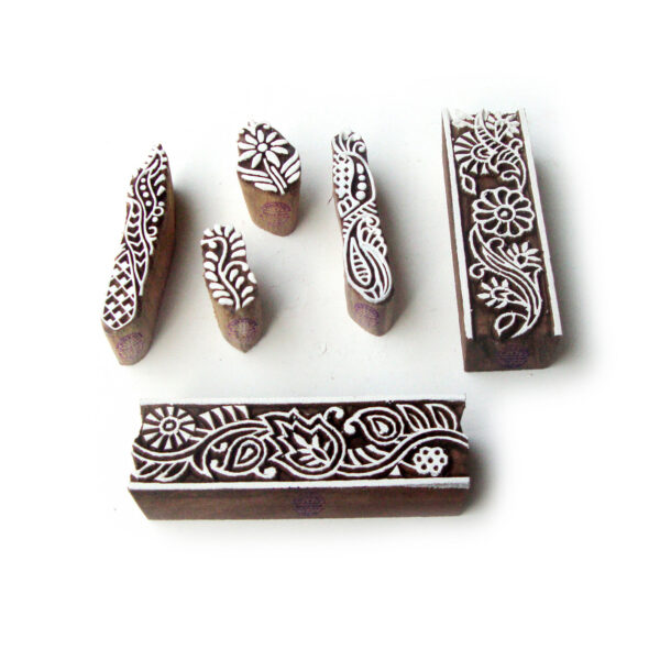 Border Wooden Stamps - Set