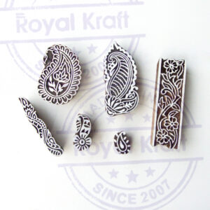 Paisley Wooden Stamps - Set