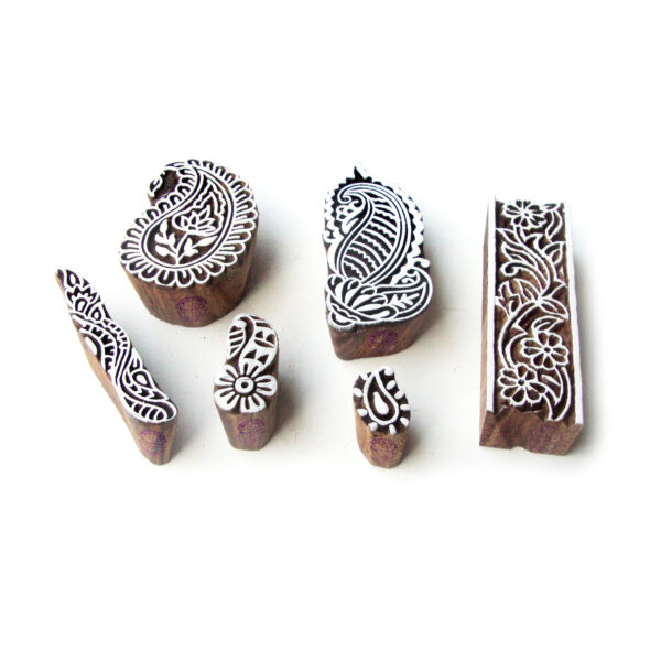 Paisley Wooden Stamps - Set