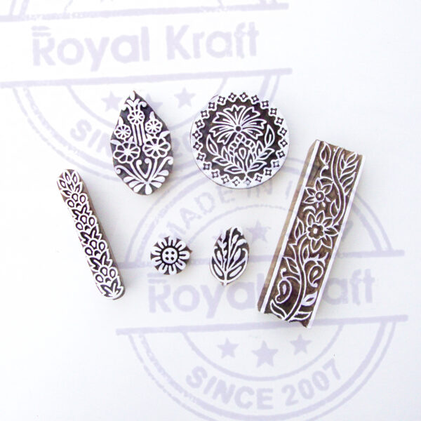 Assorted Wooden Stamps - Set