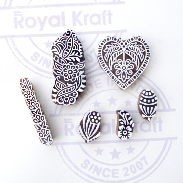 Assorted Wooden Stamps - Set