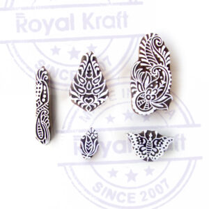 Paisley Wooden Stamps - Set