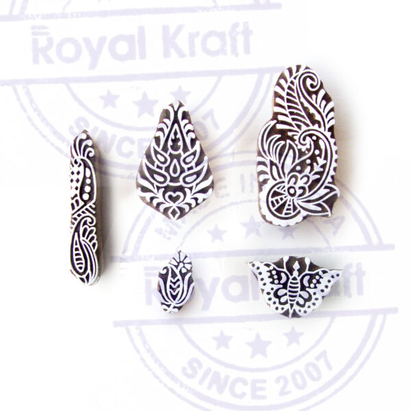Paisley Wooden Stamps - Set