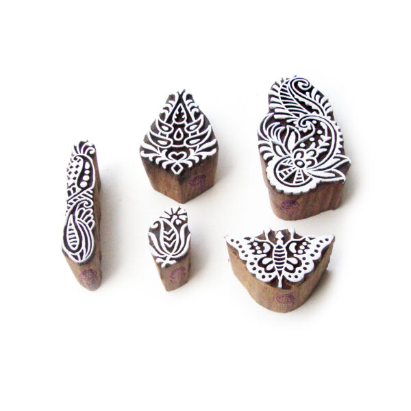 Paisley Wooden Stamps - Set