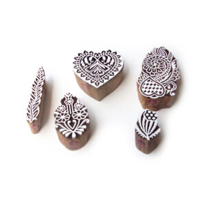 Floral Wooden Stamps - Set