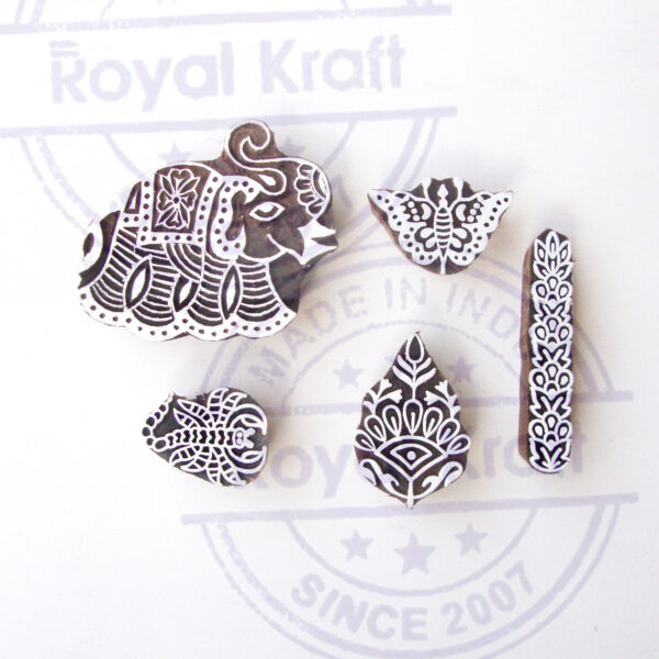 Animal Wooden Stamps - Set