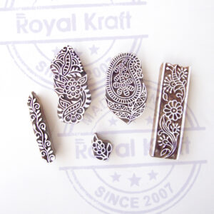 Paisley Wooden Stamps - Set