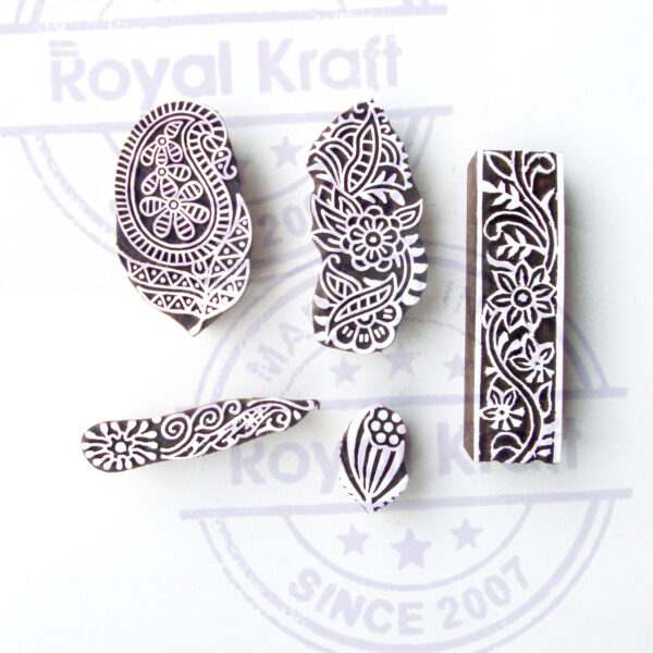 Paisley Wooden Stamps - Set