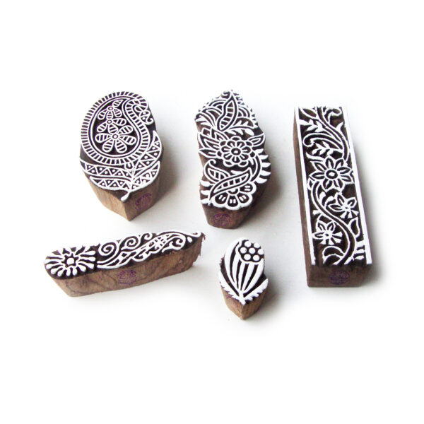 Paisley Wooden Stamps - Set