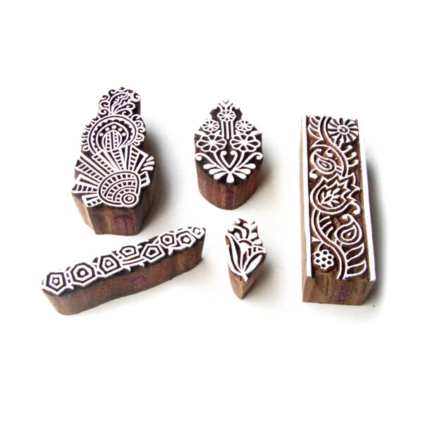 Assorted Wooden Stamps - Set