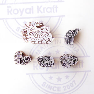 Animal Wooden Stamps - Set