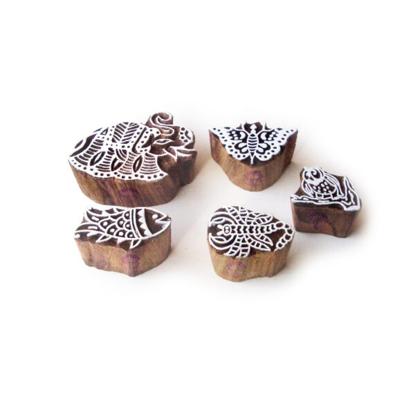 Animal Wooden Stamps - Set