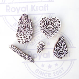 Heart Wooden Stamps - Set