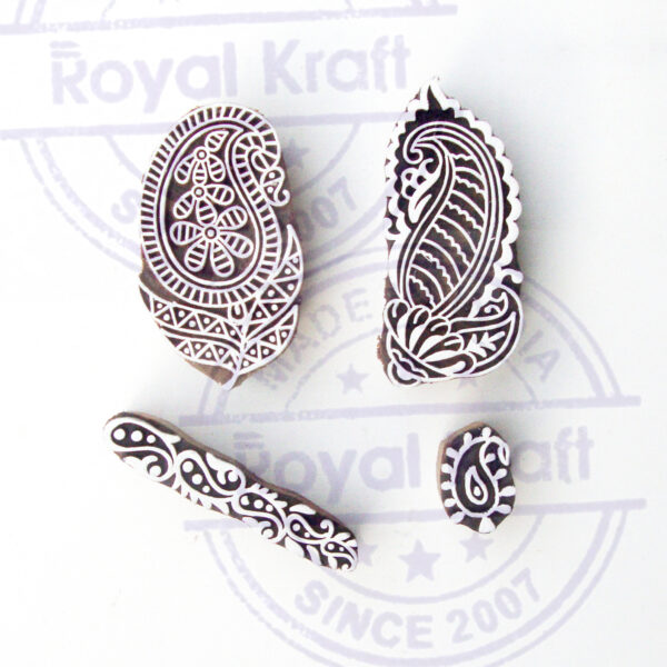 Paisley Wooden Stamps - Set