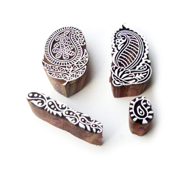 Paisley Wooden Stamps - Set