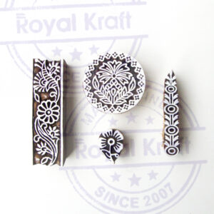 Indian Wooden Stamps - Set