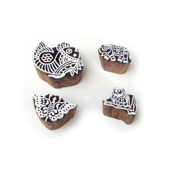 Animal Wooden Stamps - Set