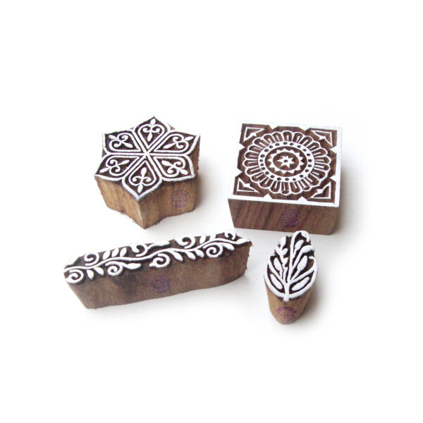 Indian Wooden Stamps - Set