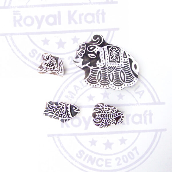 Animal Wooden Stamps - Set