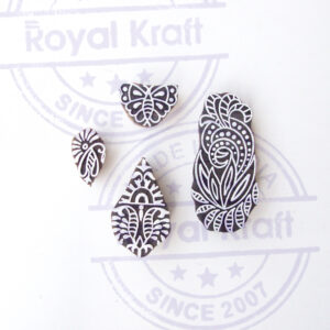 Indian Wooden Stamps - Set