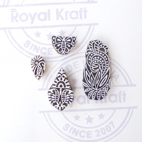 Indian Wooden Stamps - Set