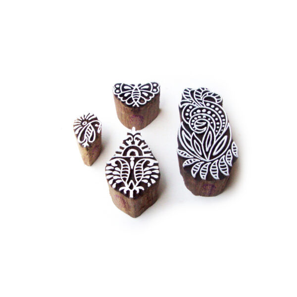Indian Wooden Stamps - Set