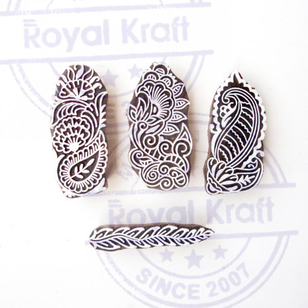 Paisley Wooden Stamps - Set