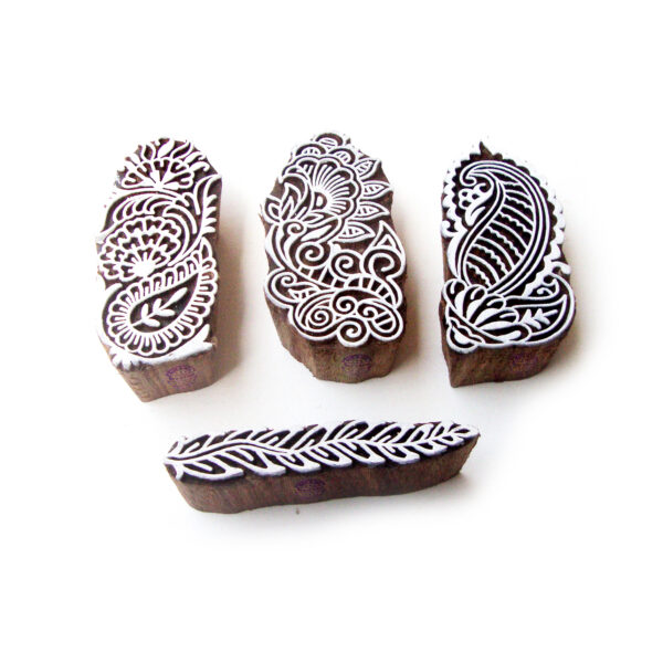 Paisley Wooden Stamps - Set