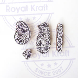 Paisley Wooden Stamps - Set