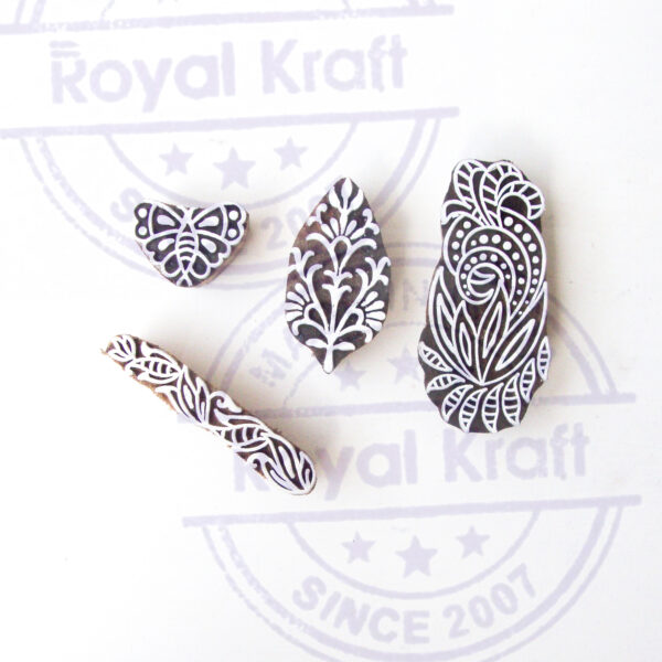 Indian Wooden Stamps - Set