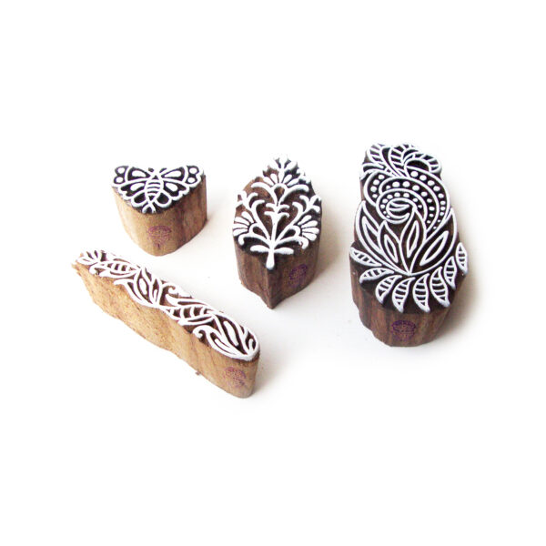 Indian Wooden Stamps - Set