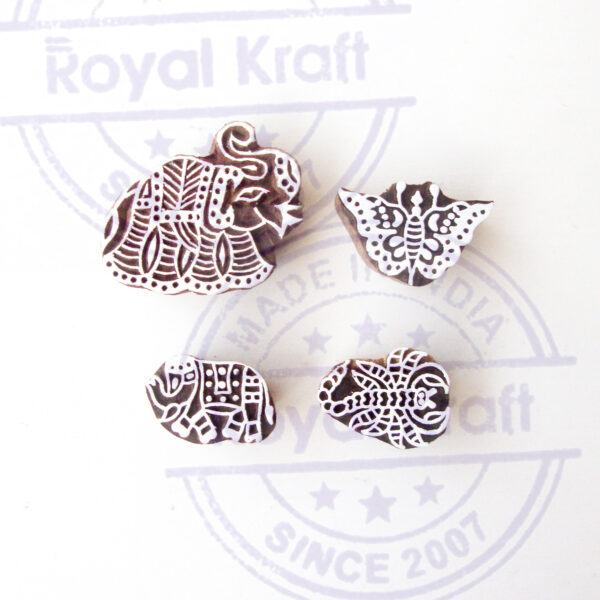Animal Wooden Stamps - Set