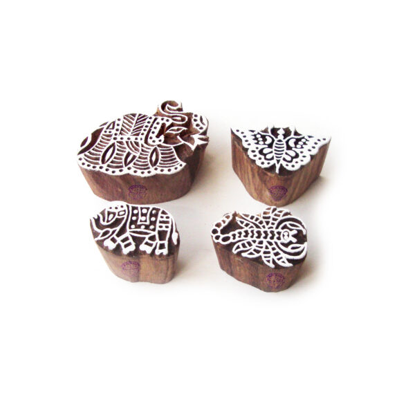 Animal Wooden Stamps - Set
