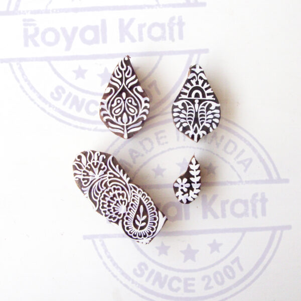 Paisley Wooden Stamps - Set